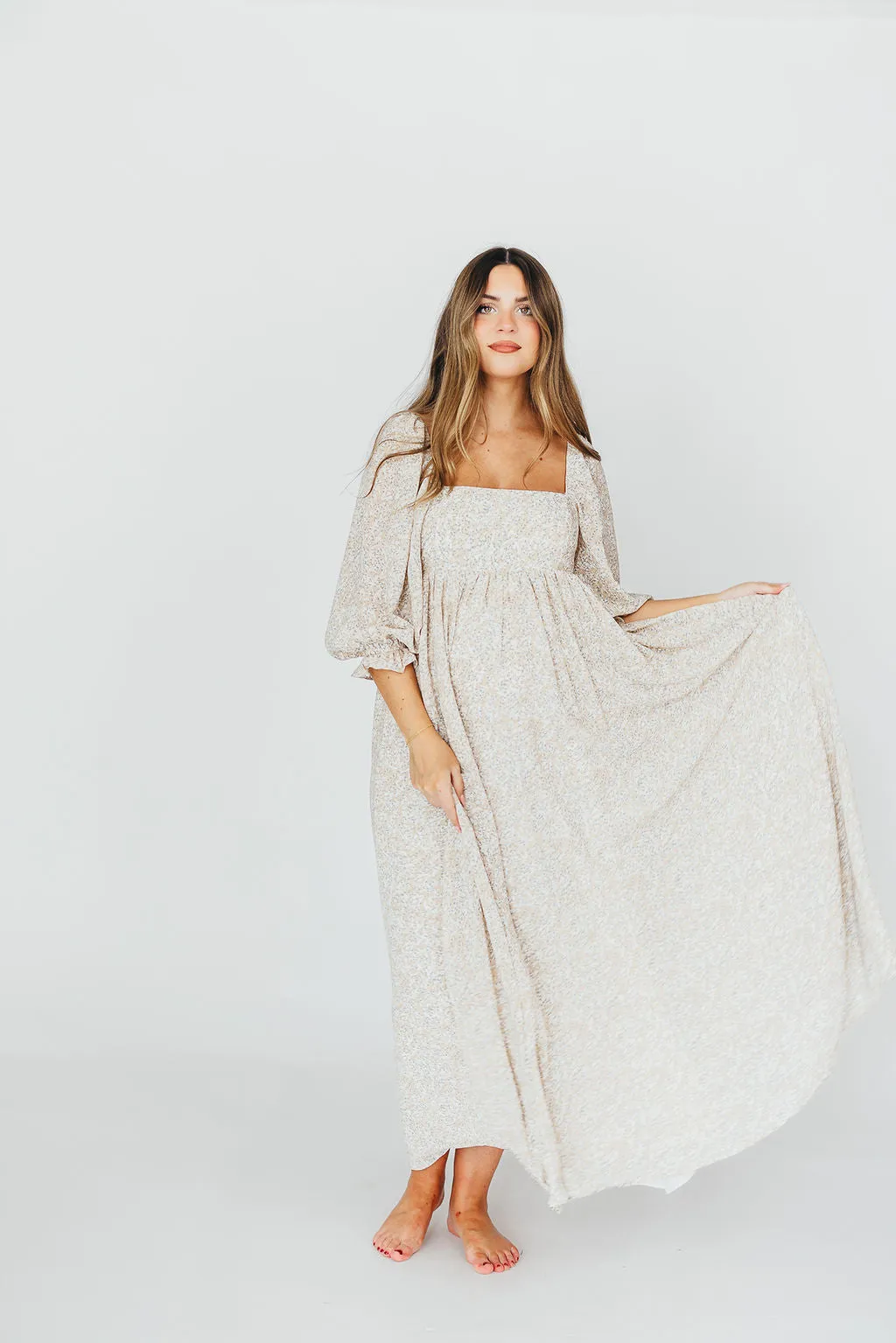 Mona 'Love Story' Maxi Dress - Bump Friendly and Inclusive Sizing (S-3XL)