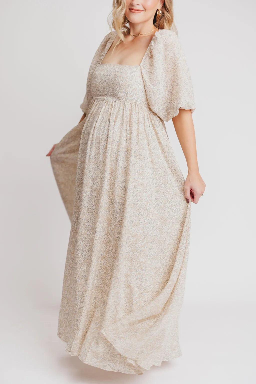 Mona 'Love Story' Maxi Dress - Bump Friendly and Inclusive Sizing (S-3XL)