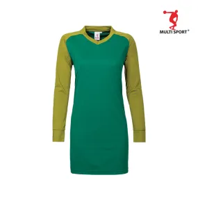 MULTISPORT LADIES LONGSLEEVE MINI EYELET MUSLIMAH (ARMY GREEN/OLIVE)