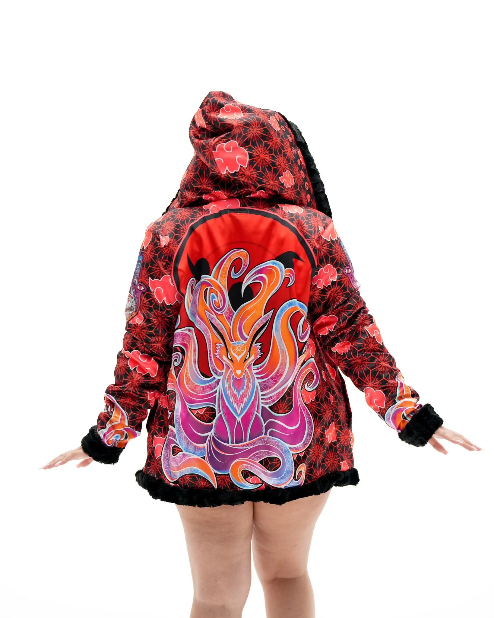 Nine Tails Reversible Faux Fur Jacket