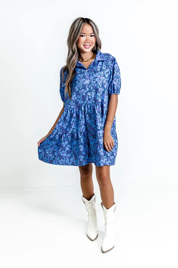 Ojai Afternoon Floral Mini Dress