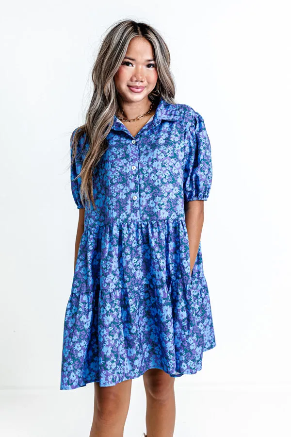 Ojai Afternoon Floral Mini Dress