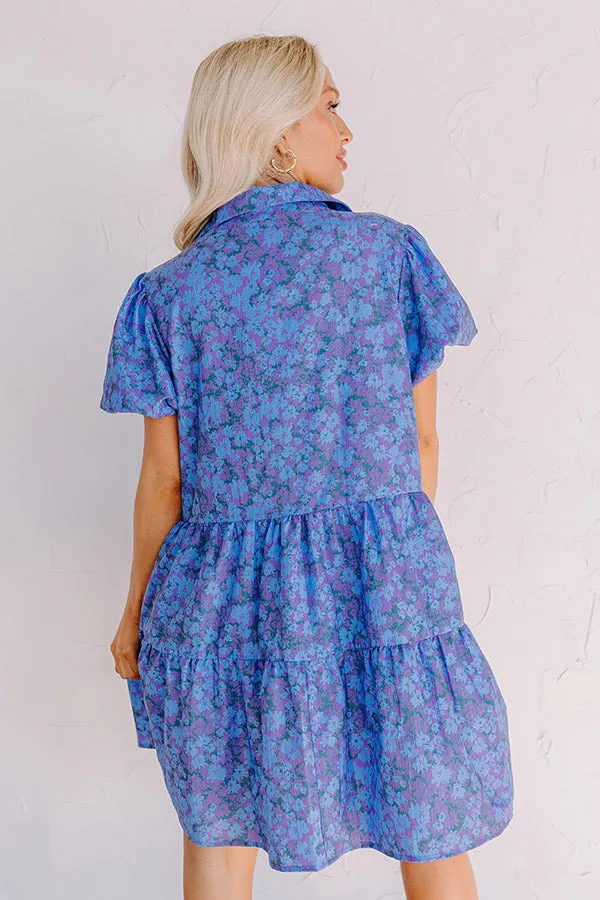 Ojai Afternoon Floral Mini Dress