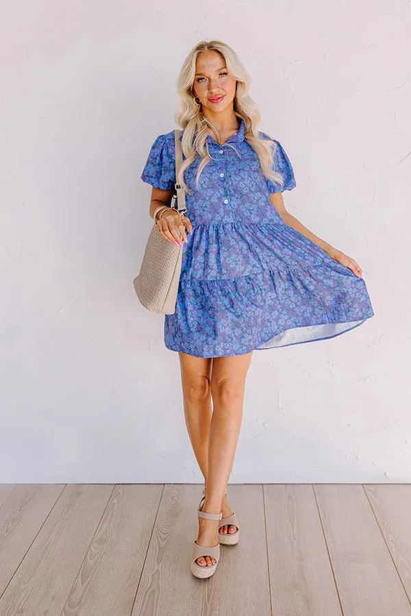 Ojai Afternoon Floral Mini Dress