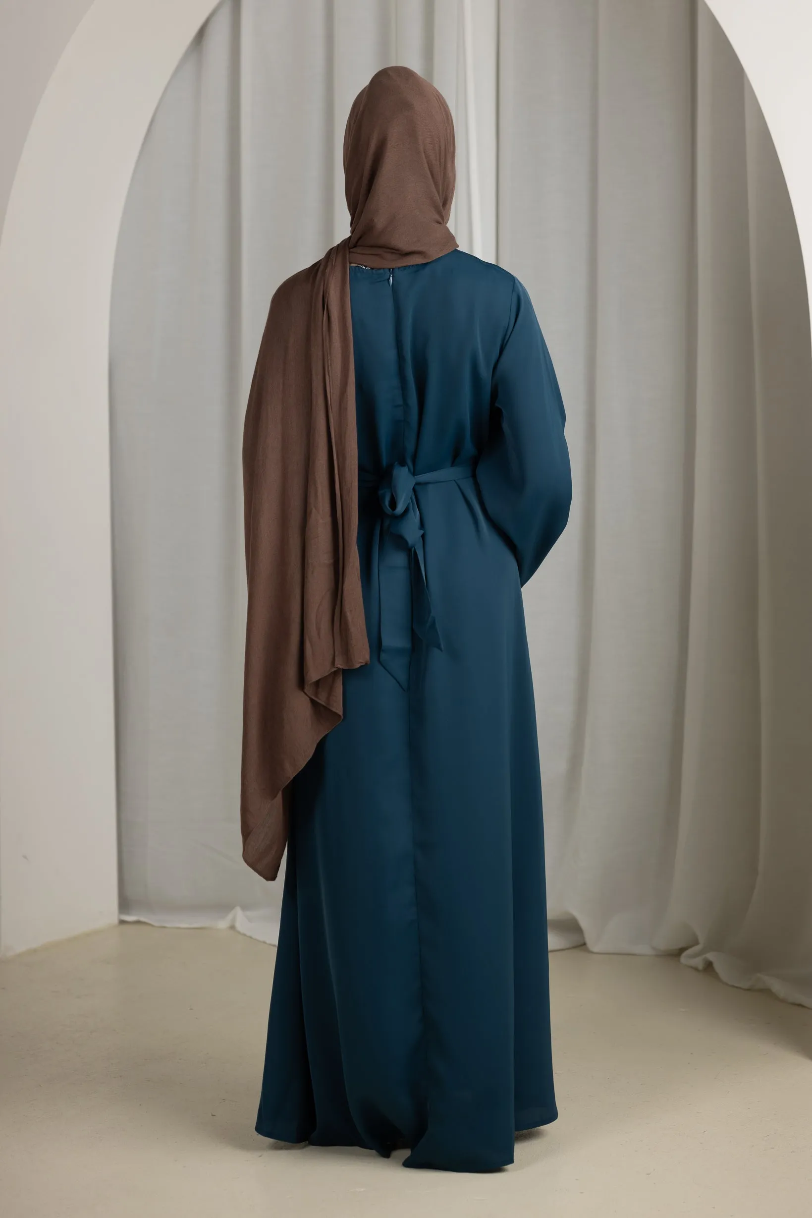 Open Sleeve Abaya - Shades of Blue