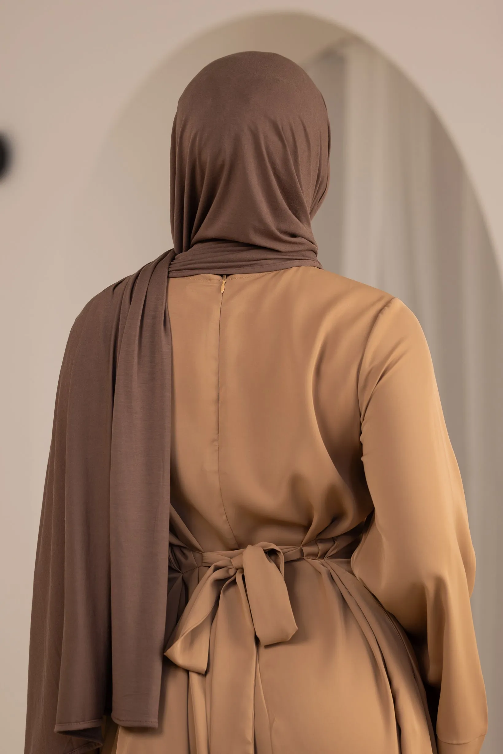 Open Sleeve Abaya - Shades of Nude