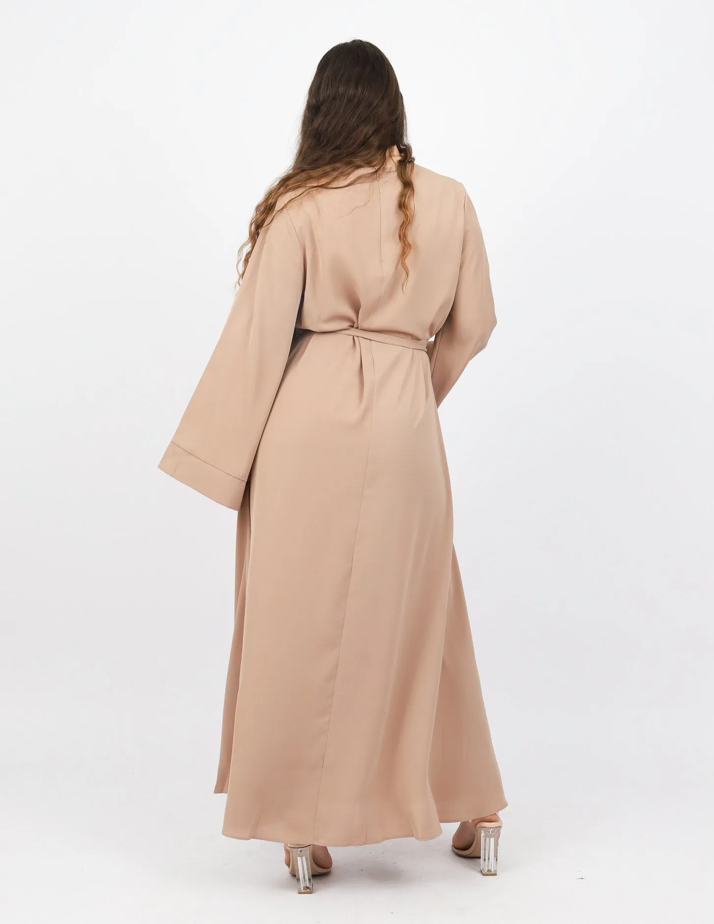 Open Sleeve Abaya - Shades of Nude