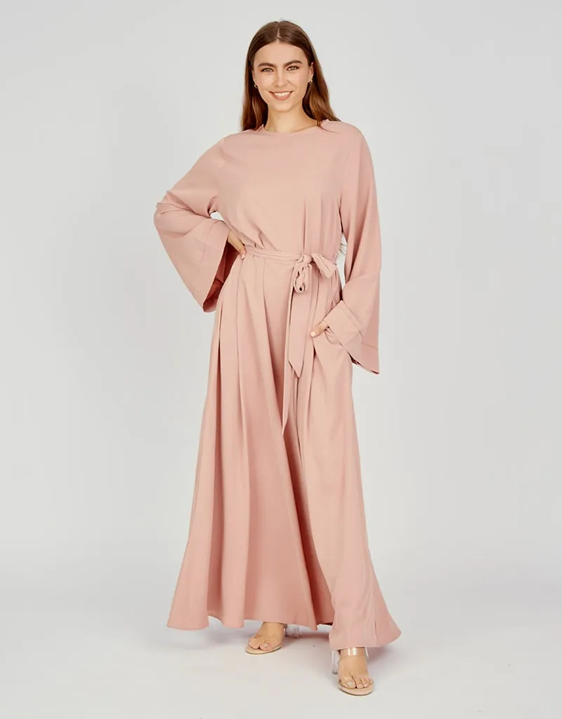 Open Sleeve Abaya - Shades of Pink