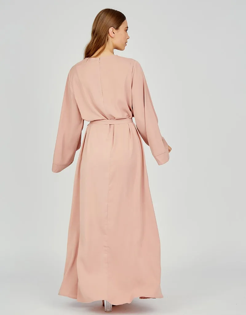 Open Sleeve Abaya - Shades of Pink