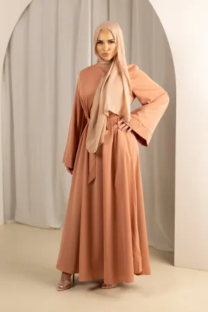 Open Sleeve Abaya - Shades of Pink