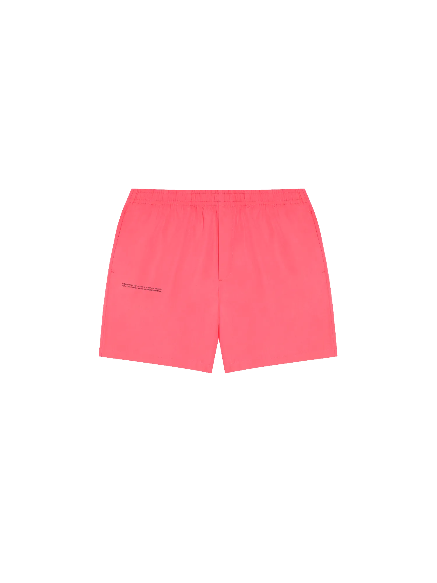 Organic Cotton Poplin Elasticated Shorts—lotus pink