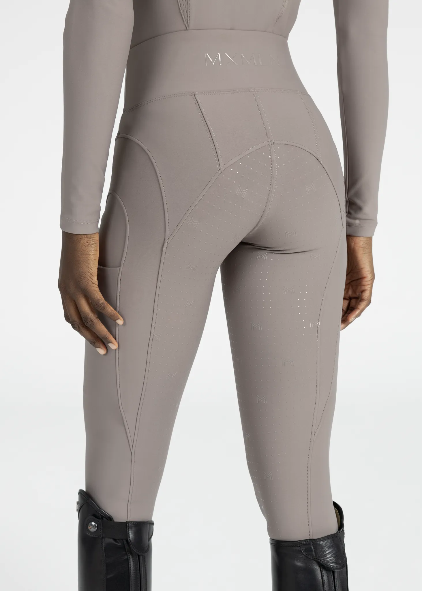 Outline Riding Leggings (Taupe)