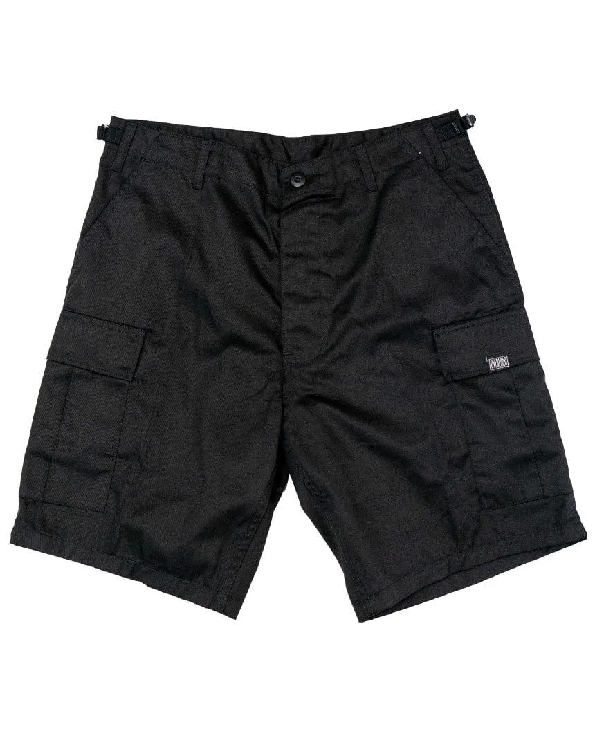 Overload Lightweight Cargo Shorts - Black