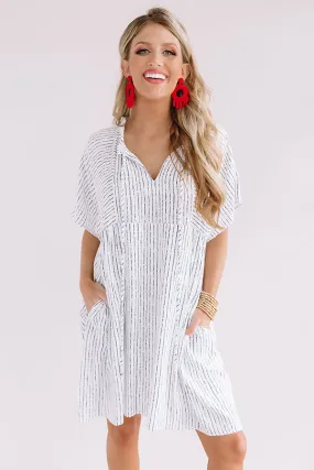 Palm Springs Pretty Stripe Babydoll Dress