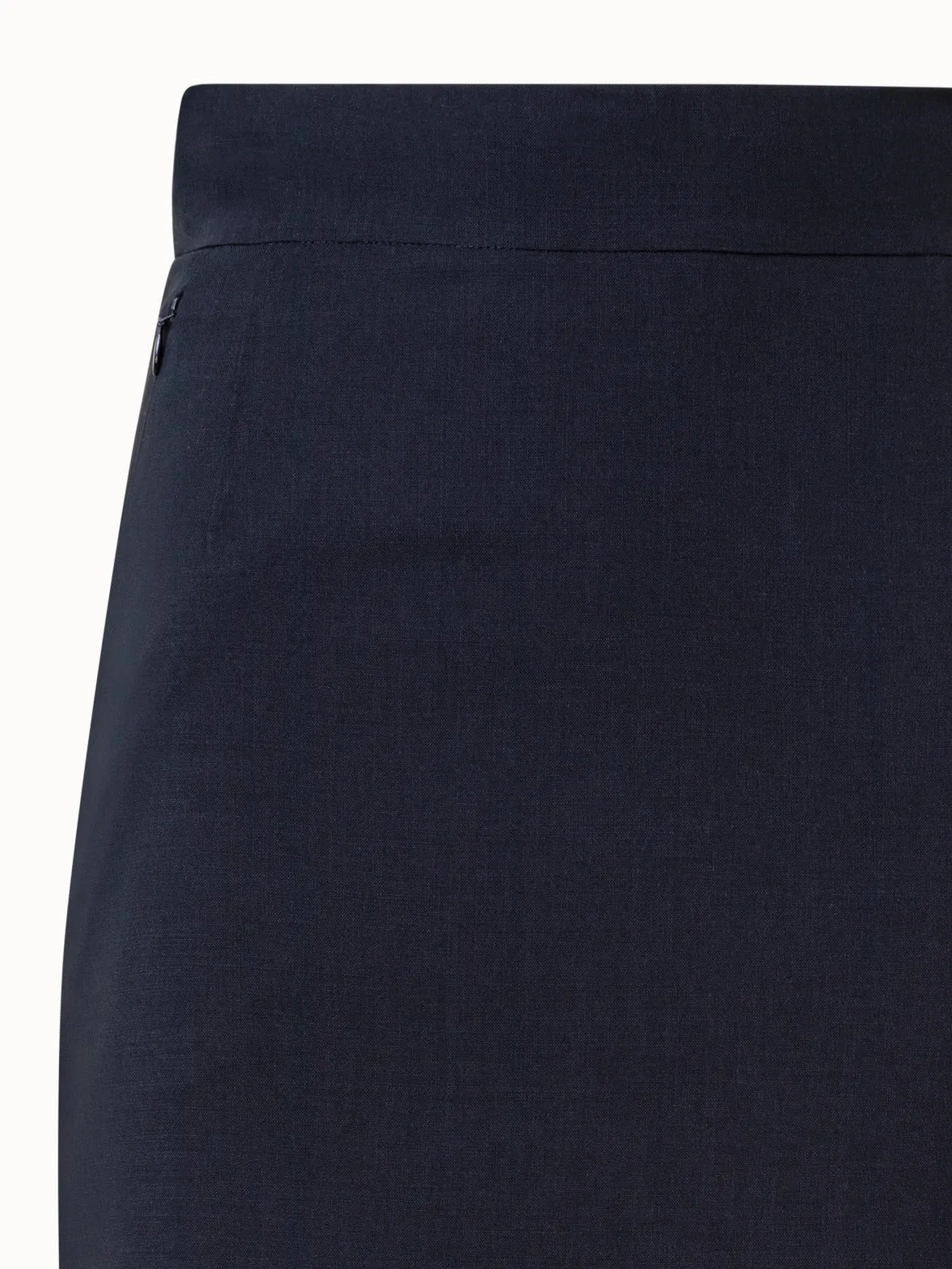 Pencil Skirt in Wool Double-Face