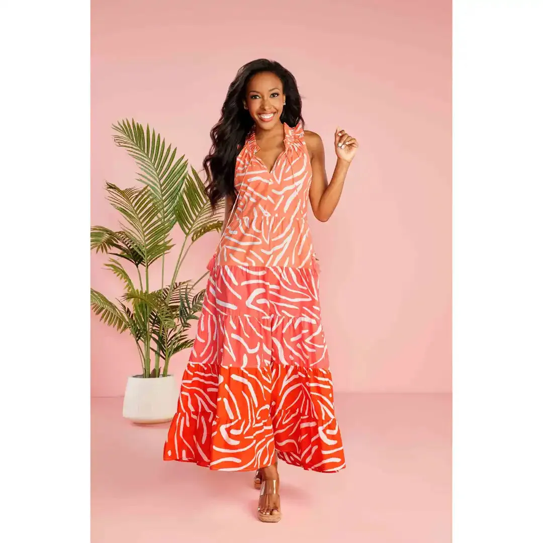 Pink Maeve Maxi Dress