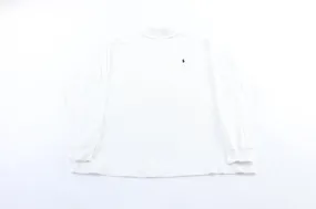 Polo by Ralph Lauren Embroidered White Turtleneck LS T-Shirt