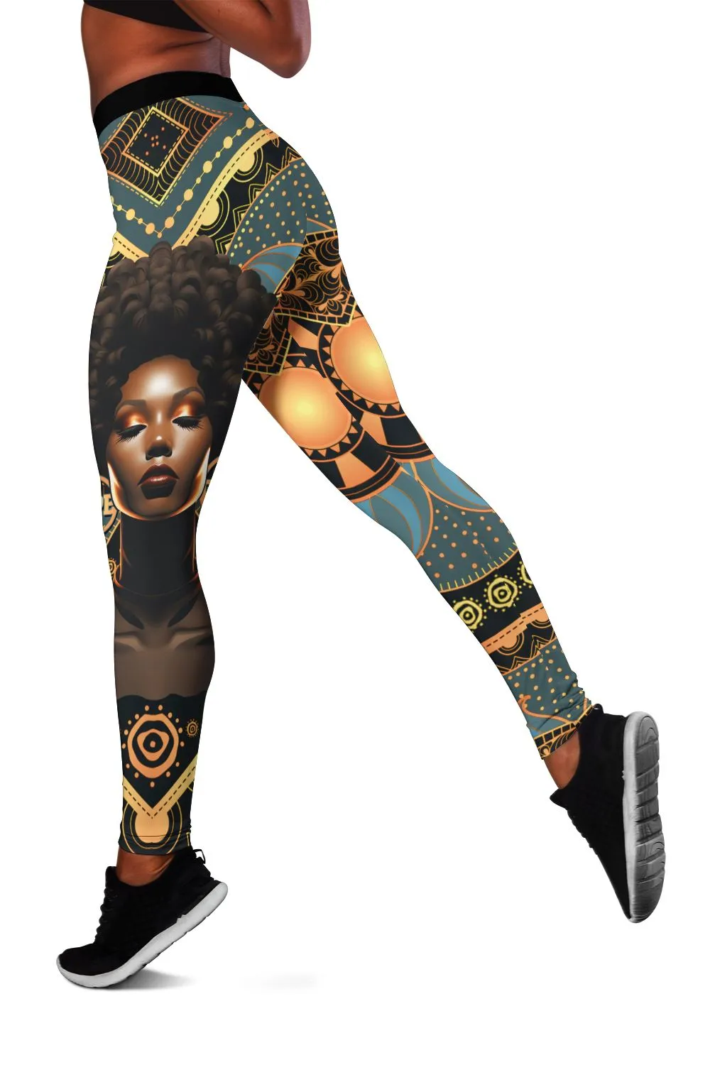 Powerful Woman in Patterns Leggings