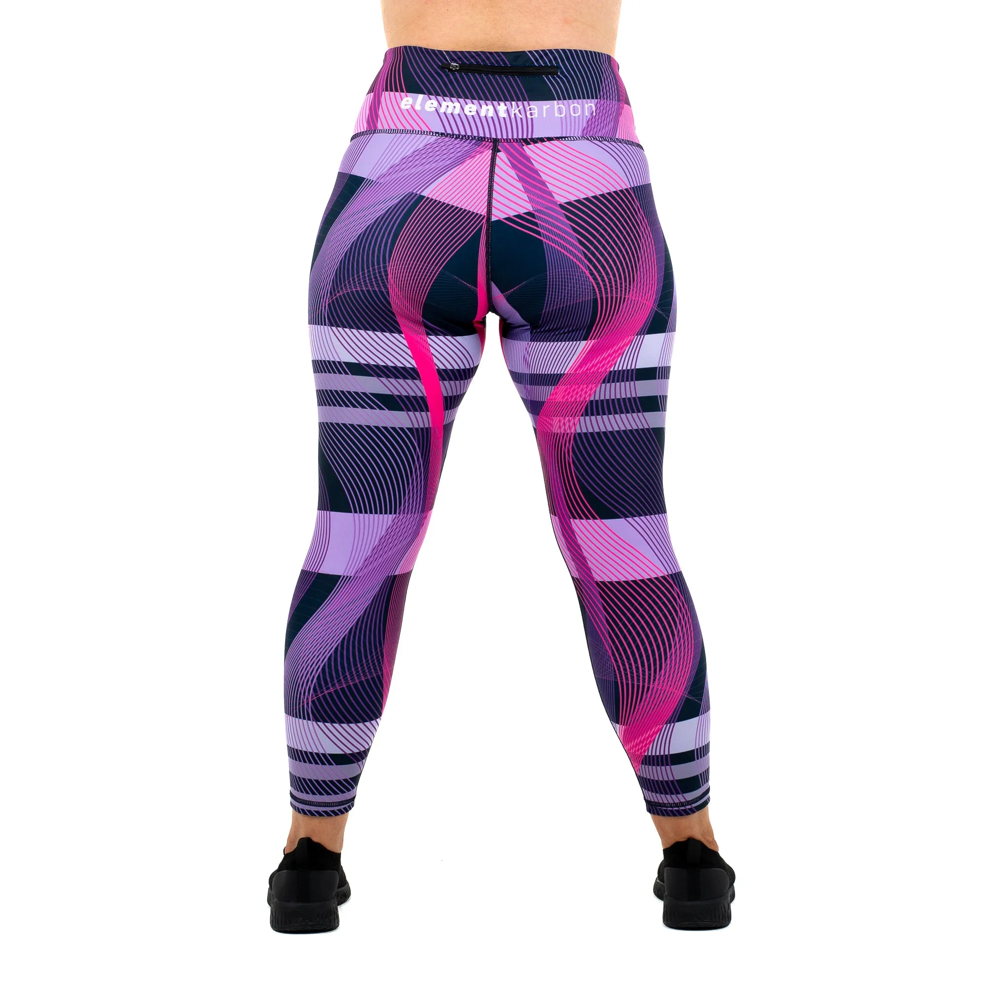 Purple Wave Leggings