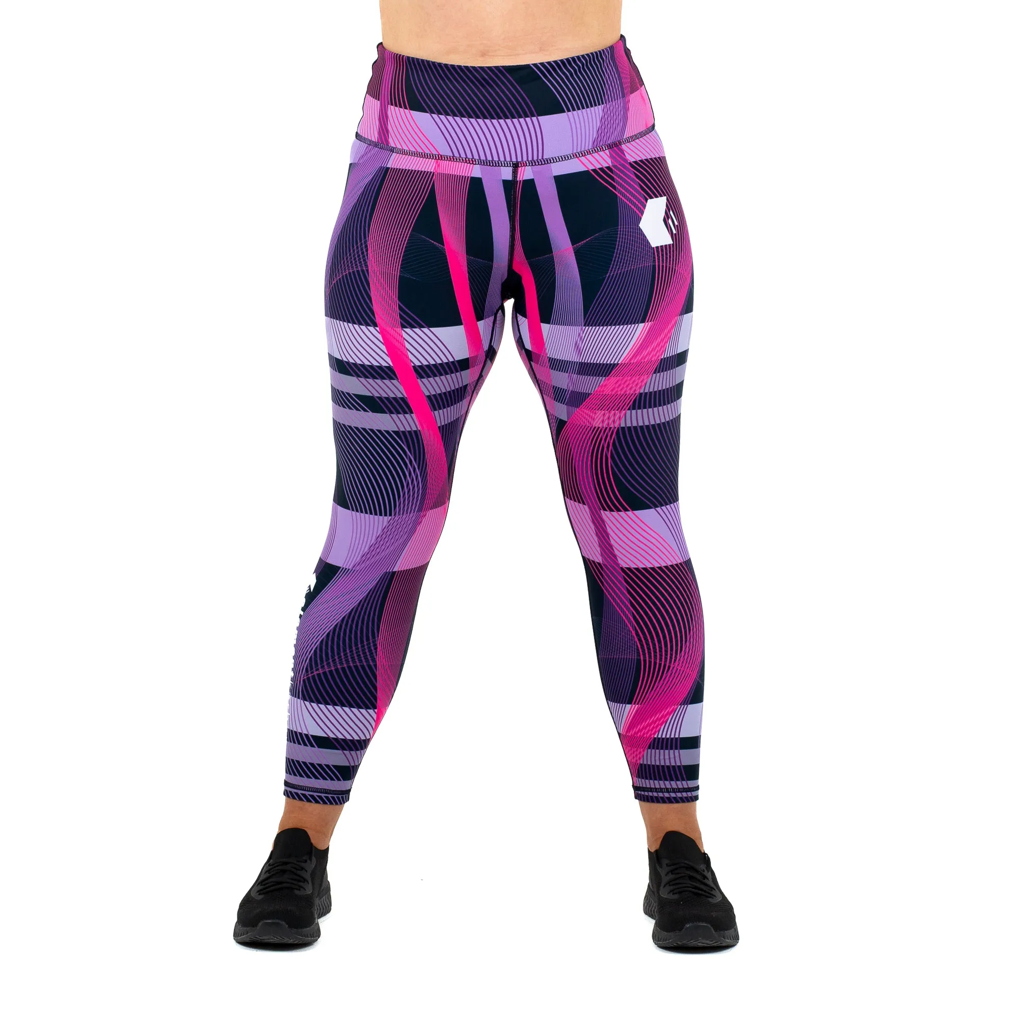 Purple Wave Leggings