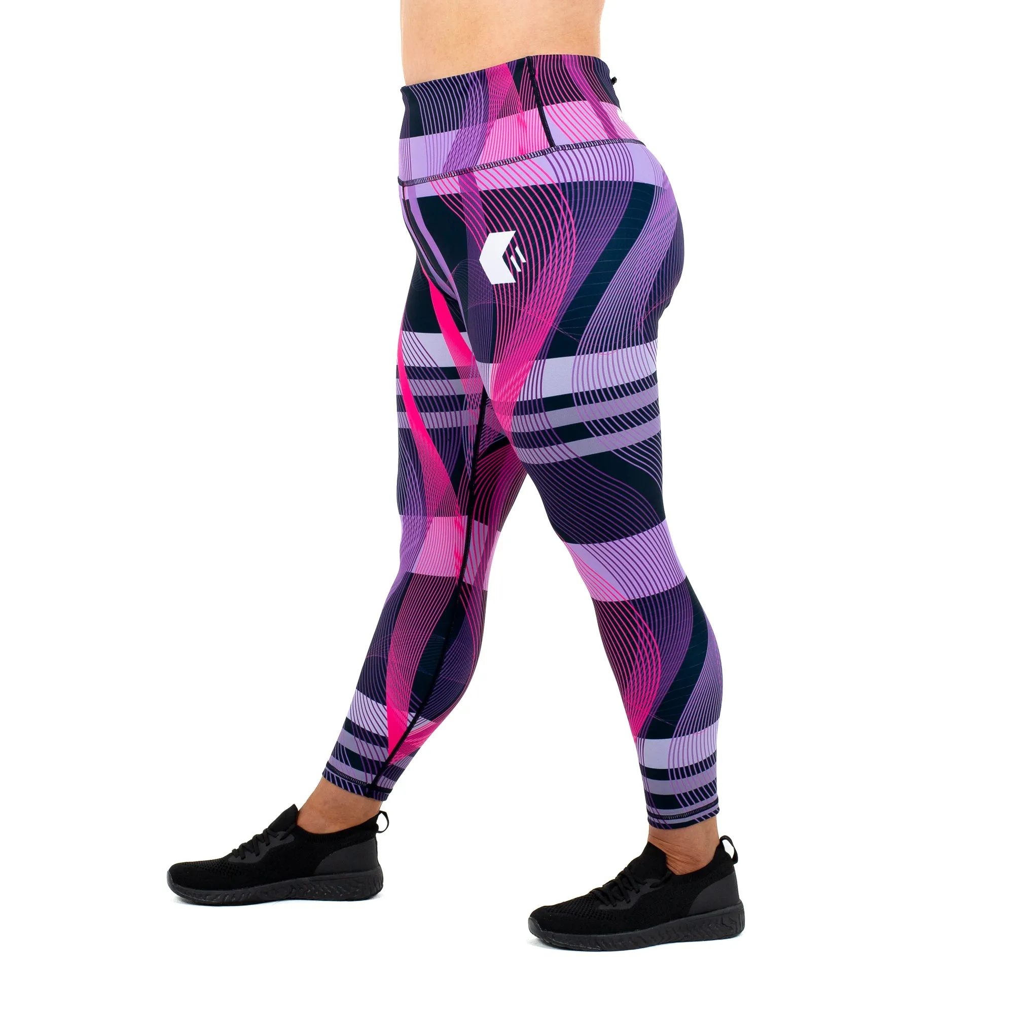 Purple Wave Leggings