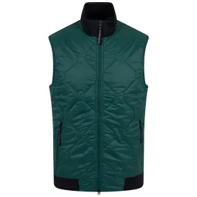 Quilt Hybrid Vest Rain Forest - SS23