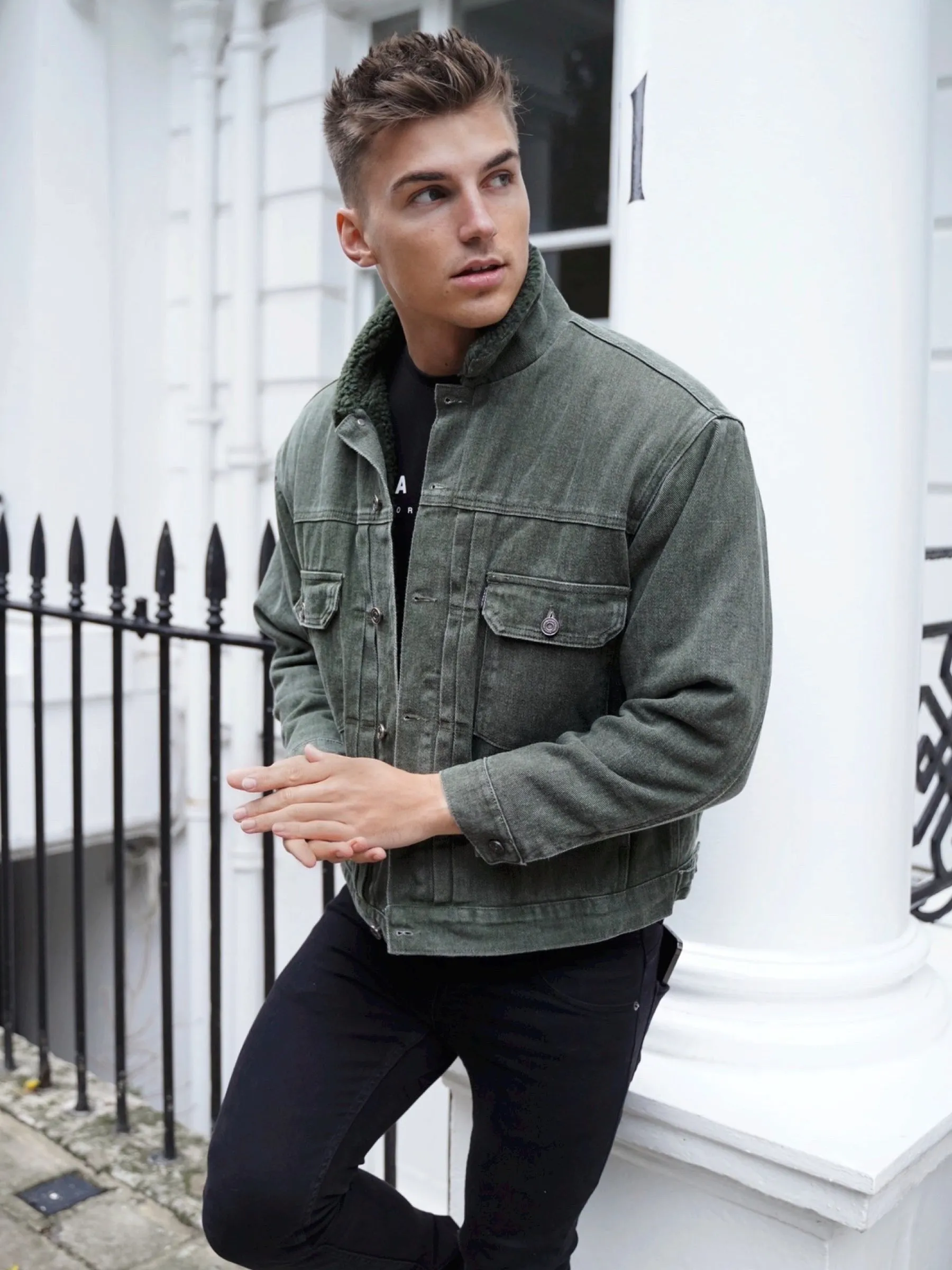 Rapha Denim Jacket - Green