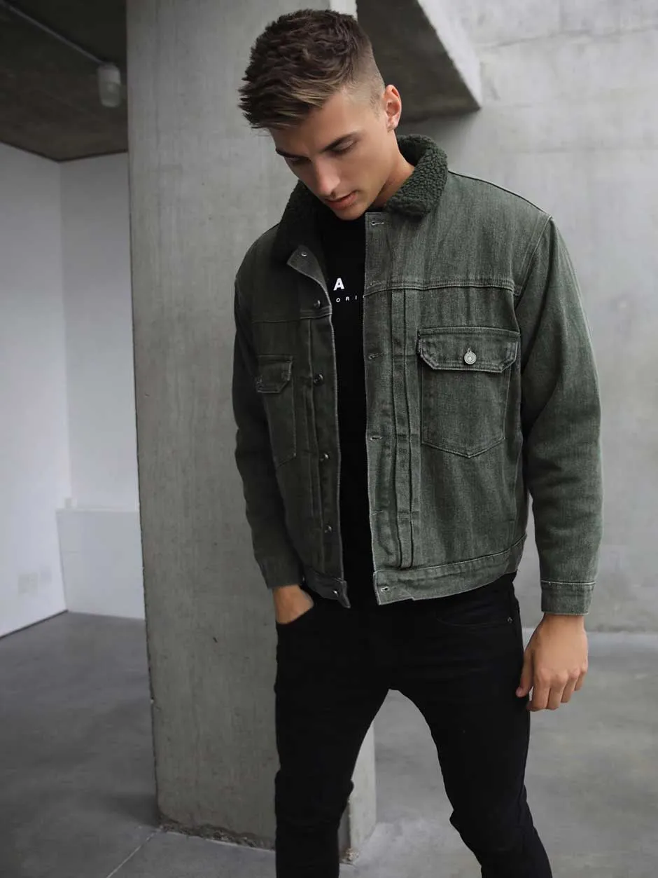 Rapha Denim Jacket - Green