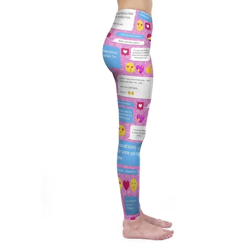 Regular Leggings (8-12 UK Size) - Flirty Messenger