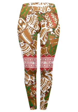 Regular Leggings (8-14 UK Size) - Gingerbread