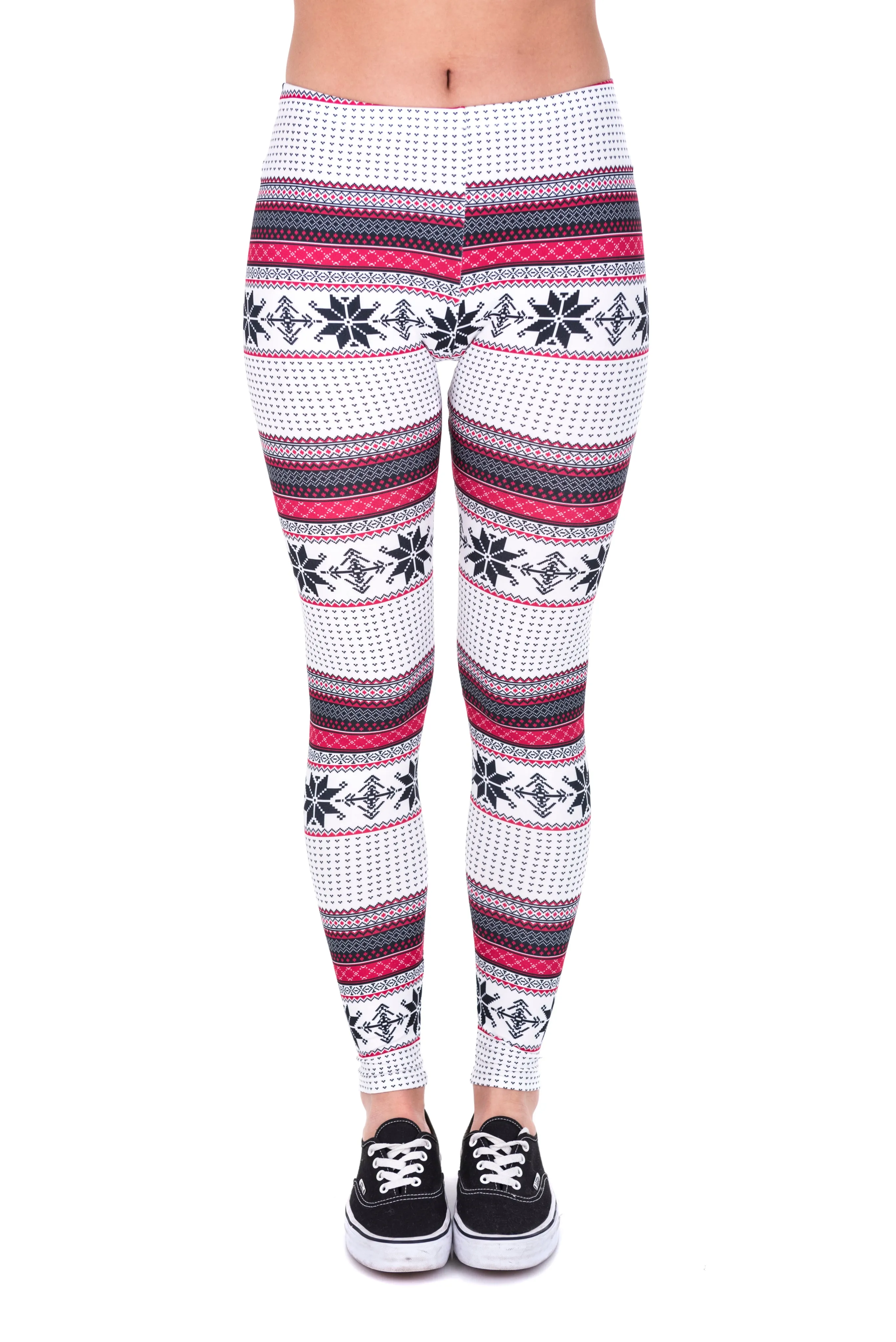 Regular Leggings (8-14 UK Size) - Winter Snow