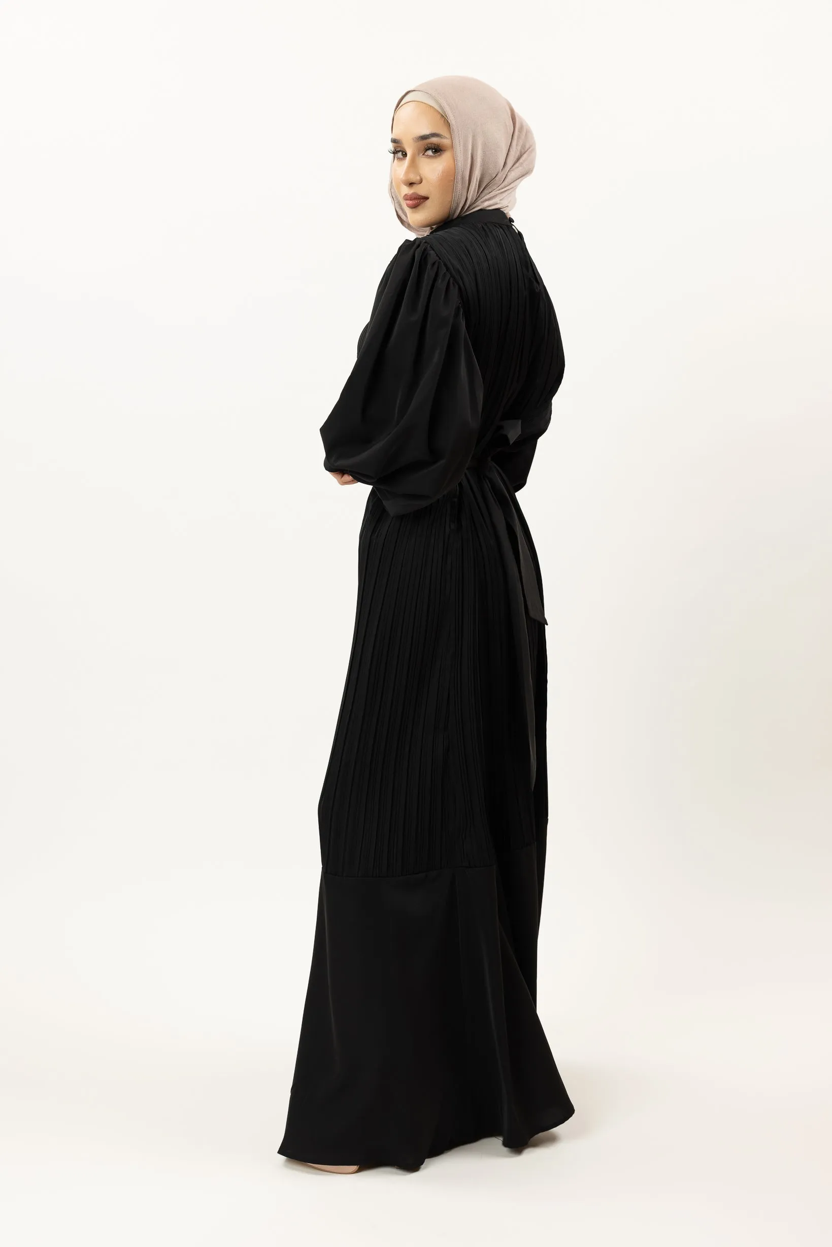 Sable Pleat Dress