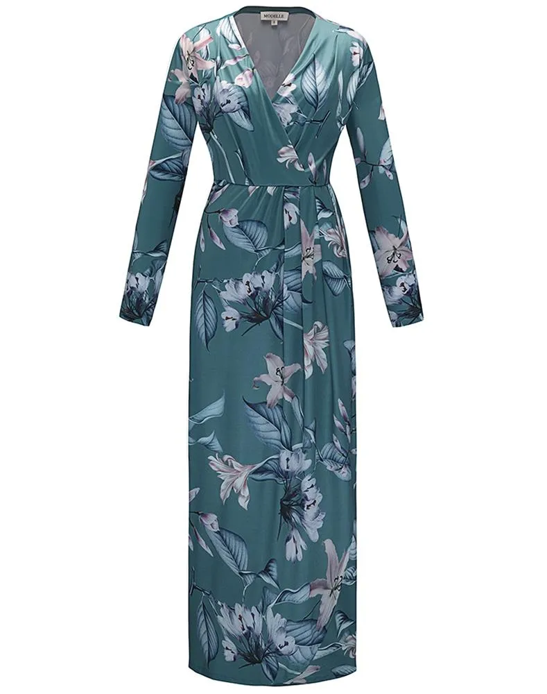 Sassy Floral Evening Dress