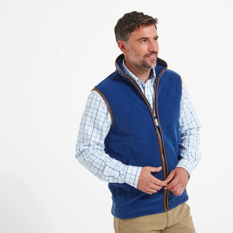 Schoffel Oakham Fleece Gilet - Cobalt Blue