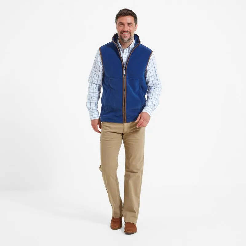 Schoffel Oakham Fleece Gilet - Cobalt Blue