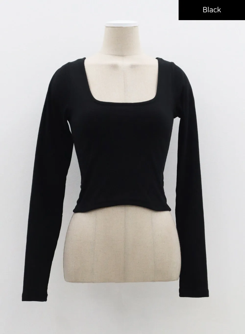 Scoop Neck Cropped Top CF309