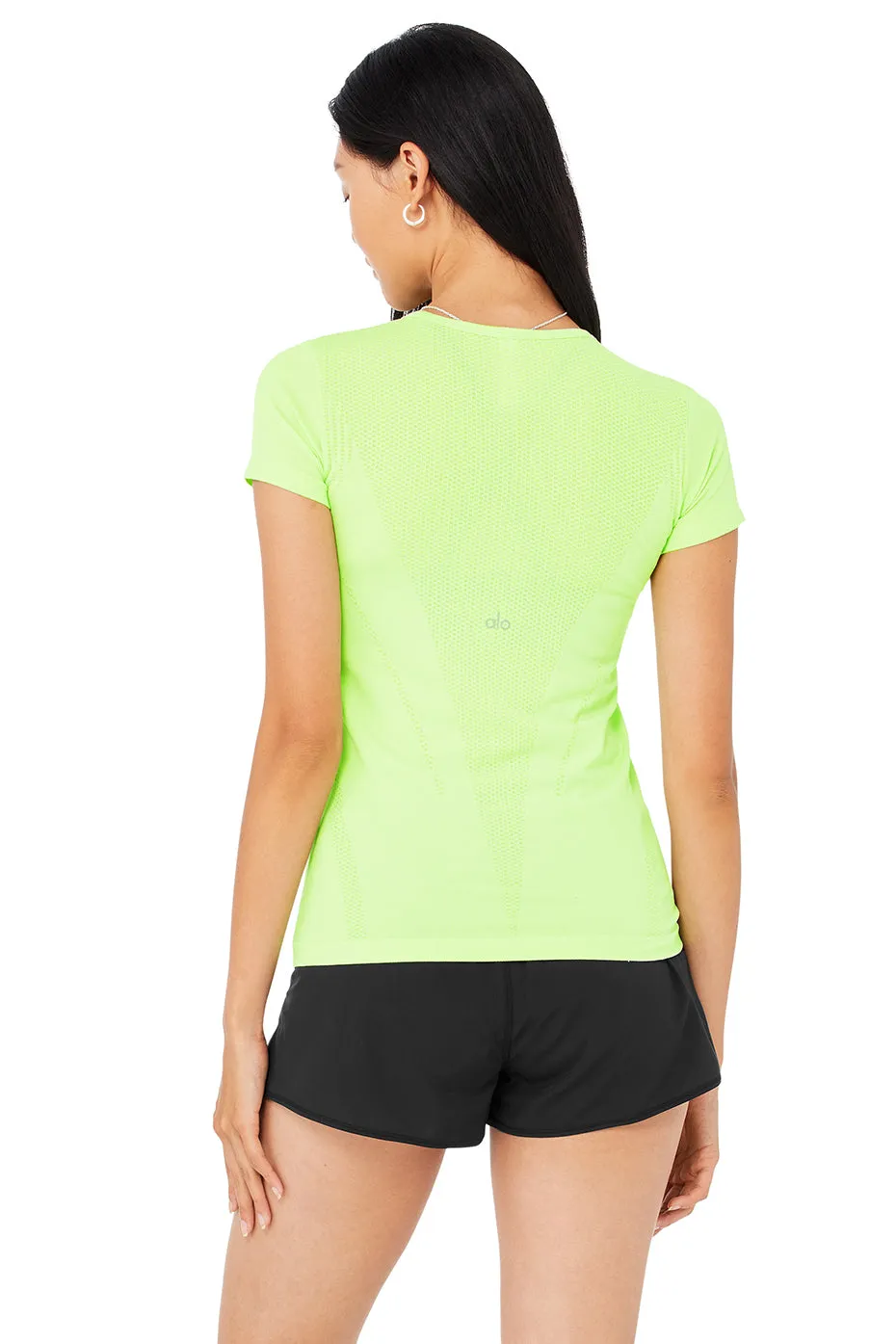 Seamless Essential Short Sleeve - Neon Lime