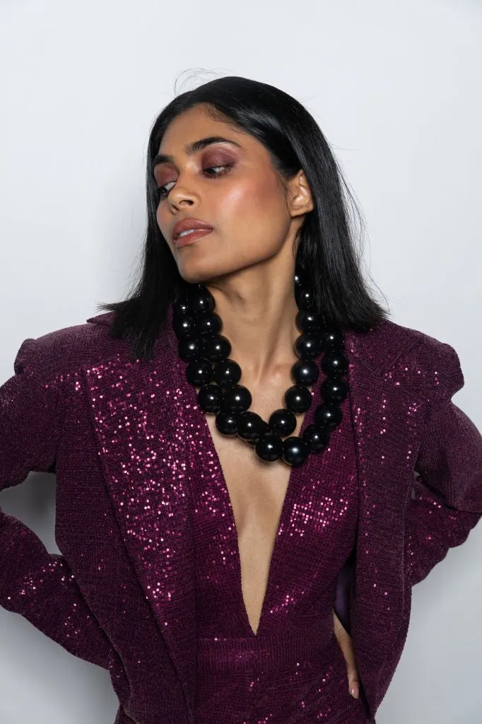 Sequin Crop Jacket