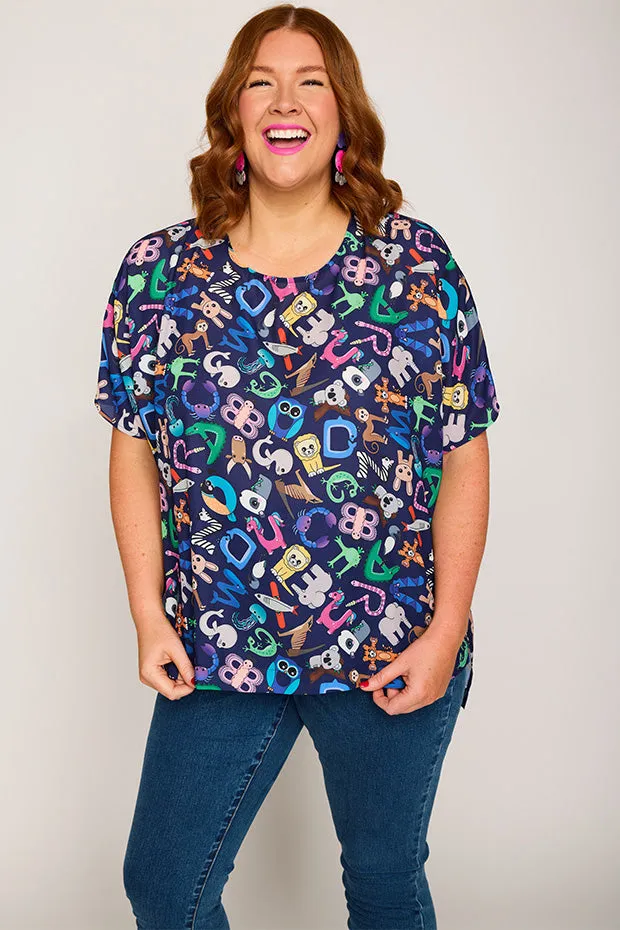 Serena Alpha Animals Top