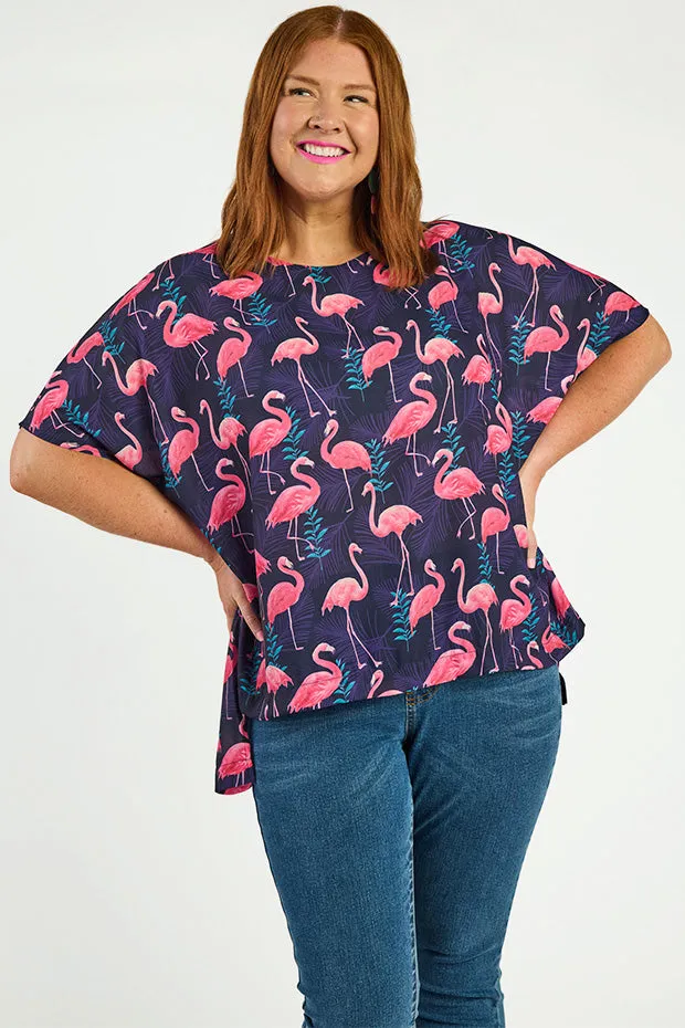 Serena OG Flamingo Top