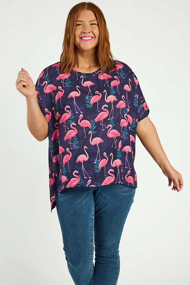 Serena OG Flamingo Top