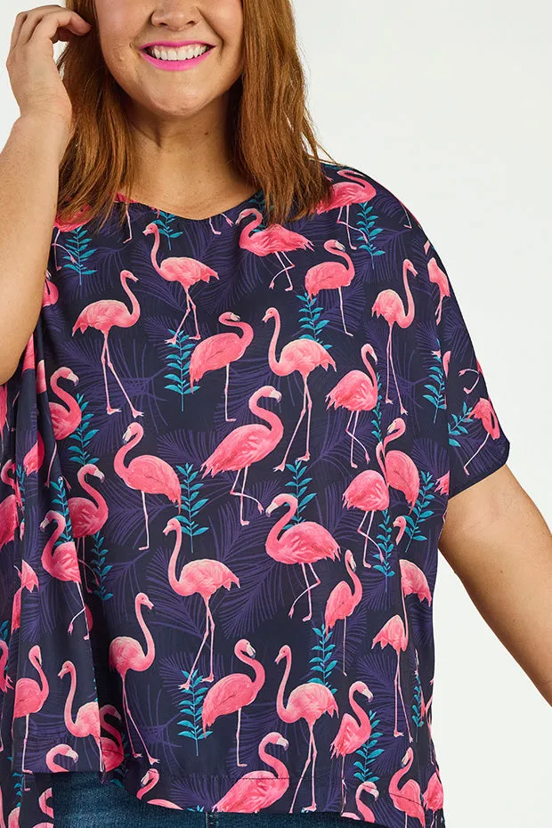 Serena OG Flamingo Top