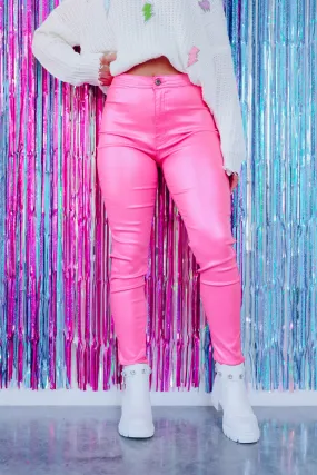 Shimmer And Shine Skinny Pants - Pink