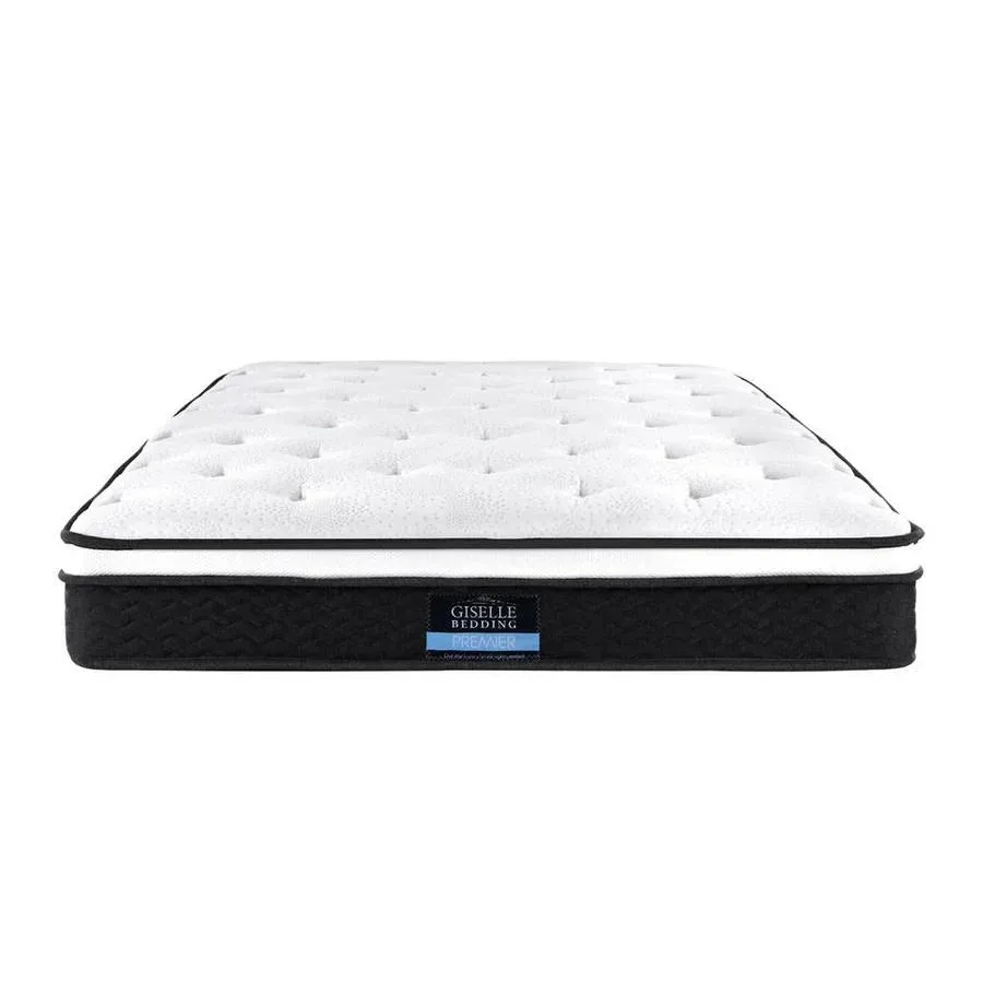 Single Package | Albany Boucle Bed Frame & Bonita Pillow Top Mattress (Medium Firm)