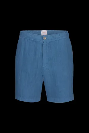 Slate Blue Amalfi Linen Short