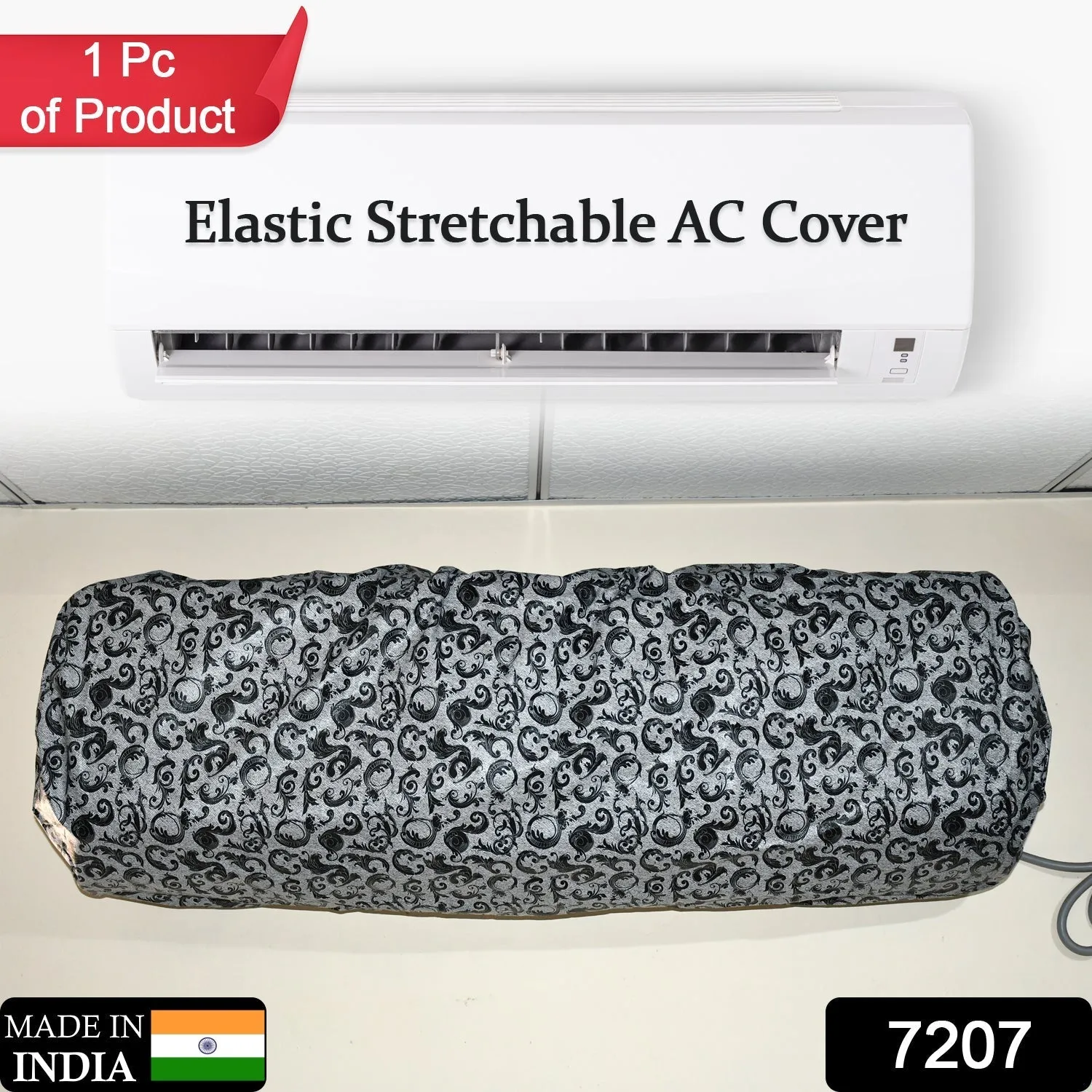 Stretchable AC Cover Protection from Dusts, Insects and Corrosion | Winter Friendly Cover&nbsp; (Mix Design)