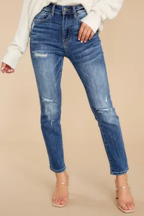 Strut Your Stuff Medium Wash Straight Jeans