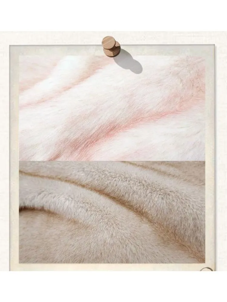 Sweet Doll Collar Fur Gradient Pink Short Jacket【s0000004416】