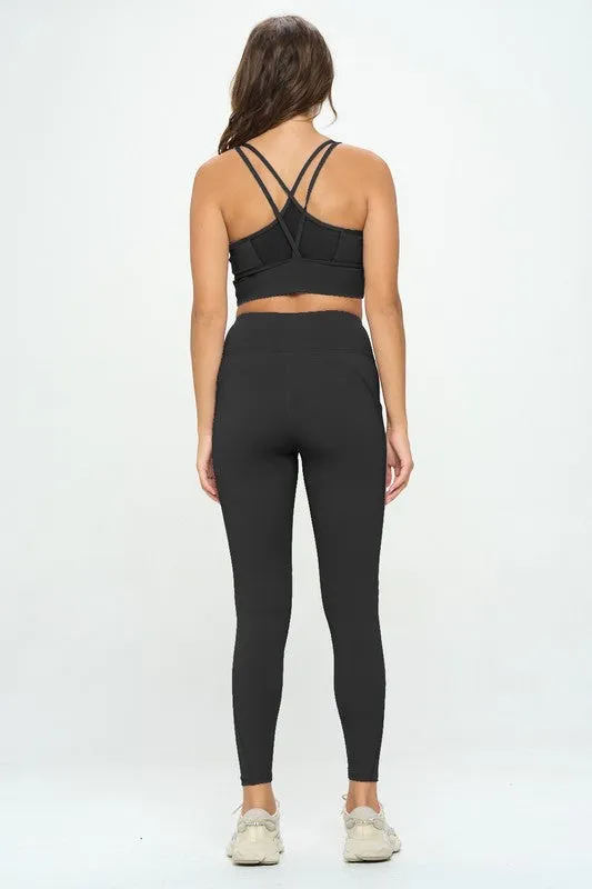 TEEK - Activewear Set Top and Leggings