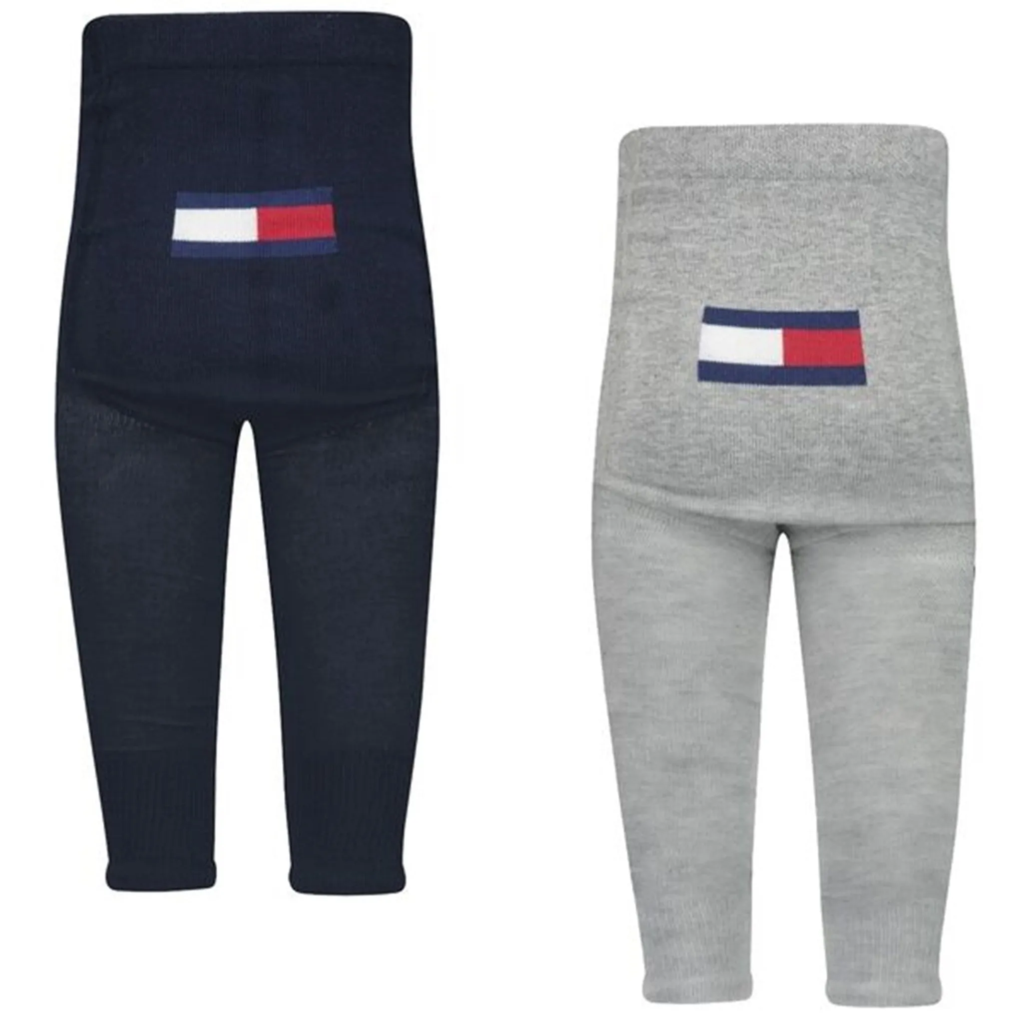 Tommy Hilfiger Baby Tracksuit Leggings 2-pak Light Grey Melange/Navy